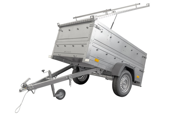 Remorque avec capot garden trailer 200 kipp 200x106 cm