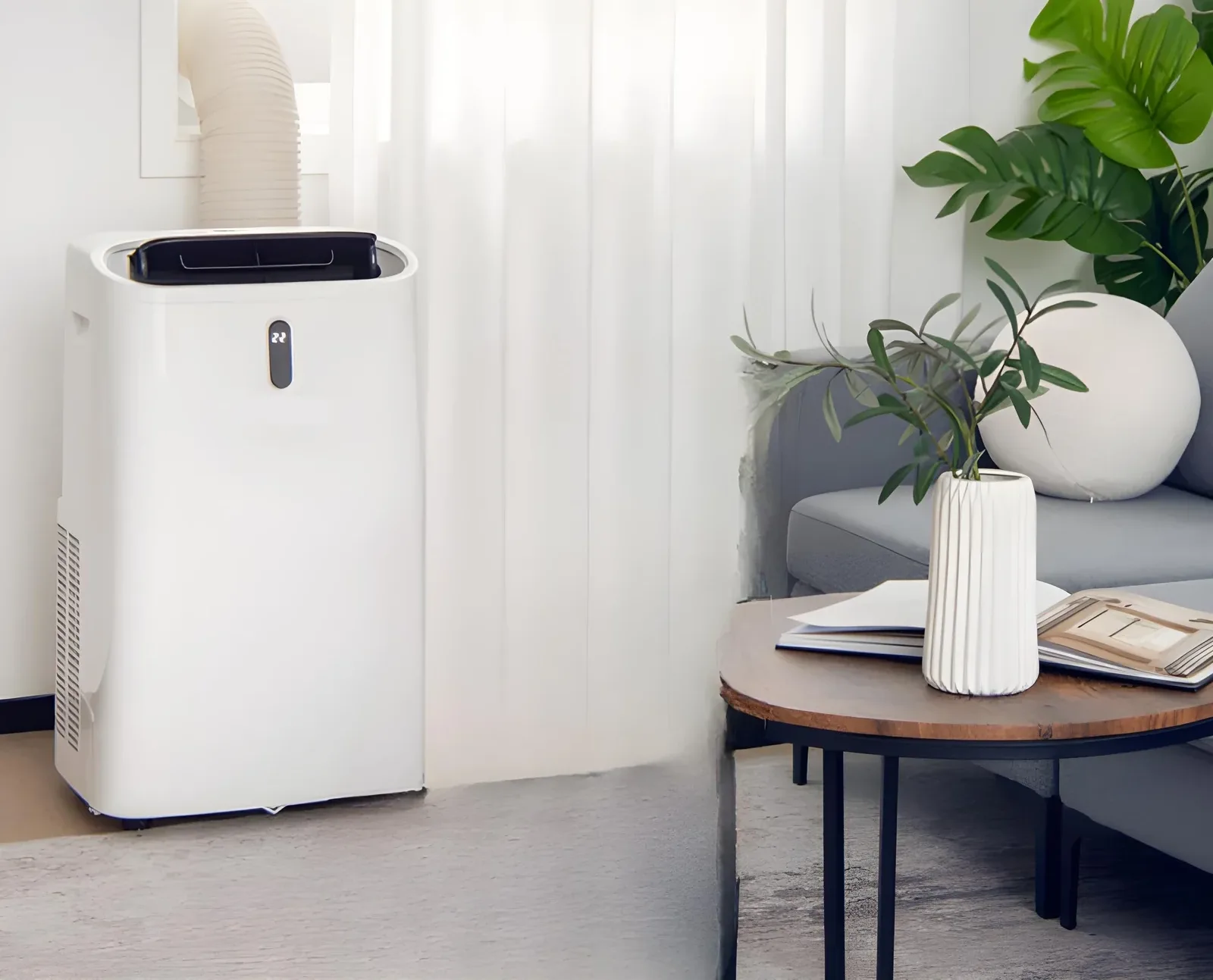 Climatiseur portable intelligent, 14 000 BTU, Wi-Fi, chauffage et climatisation
